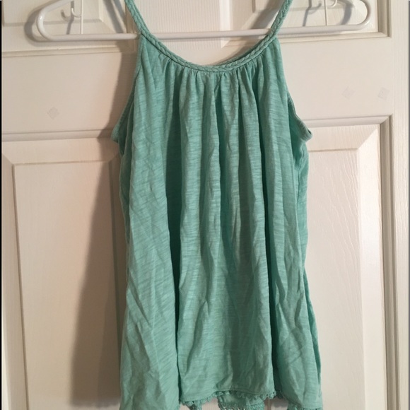 Turquoise girls tank top - Picture 5 of 7